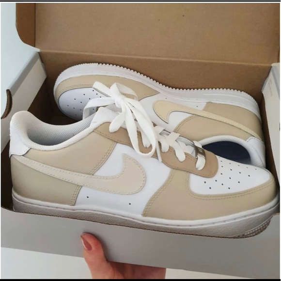 Custom Nike Air Force 1 (Neutral Shades) - Picture 6 of 7